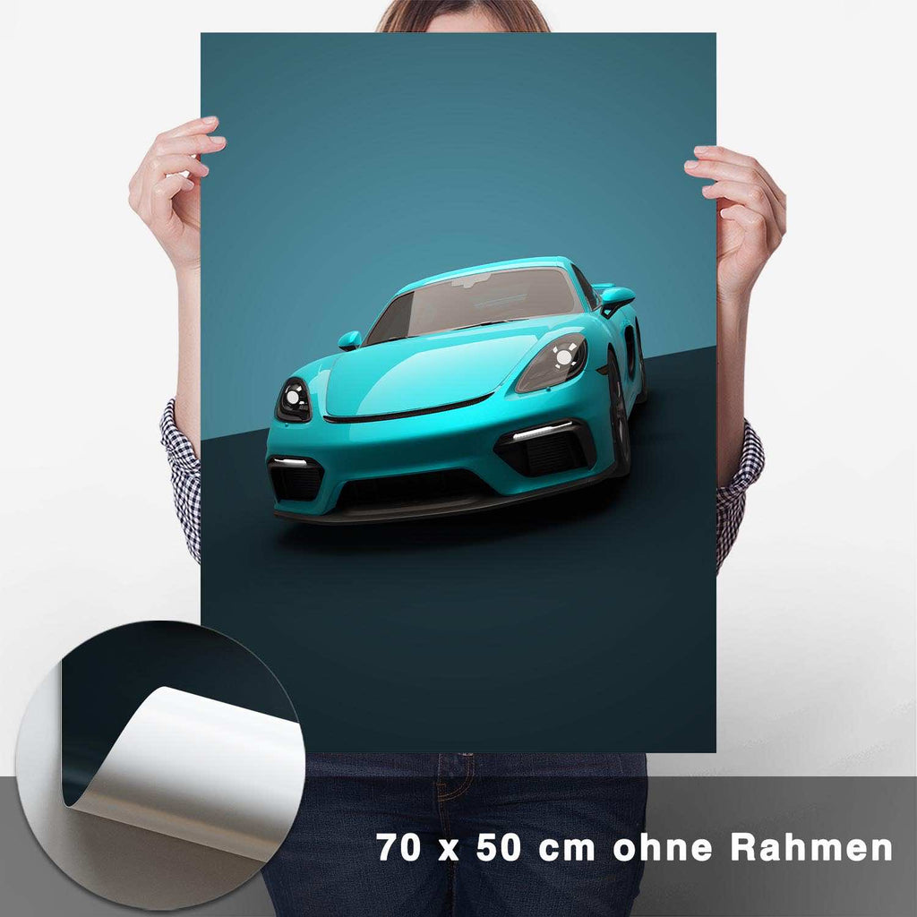 Cayman GT4 Poster - CARTISTRY