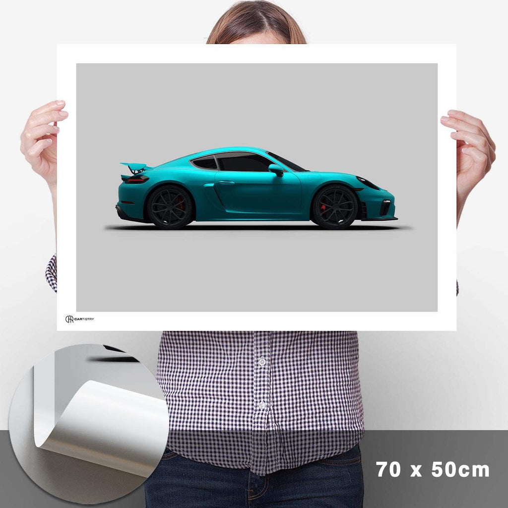 Cayman GT4 Poster Seite - Cartistry