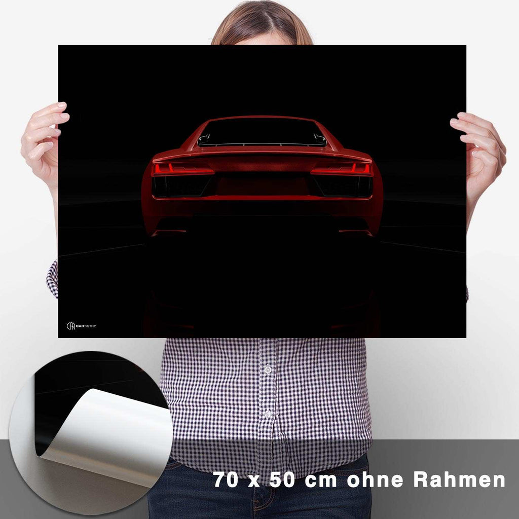 R8 Dark Heck Poster - CARTISTRY