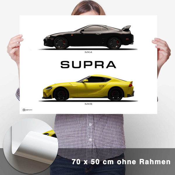 Lade das Bild in den Galerie-Viewer, Supra MK4/MK5 Generationen Poster - CARTISTRY
