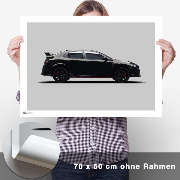 Lade das Bild in den Galerie-Viewer, Civic Type R Poster Seite - CARTISTRY