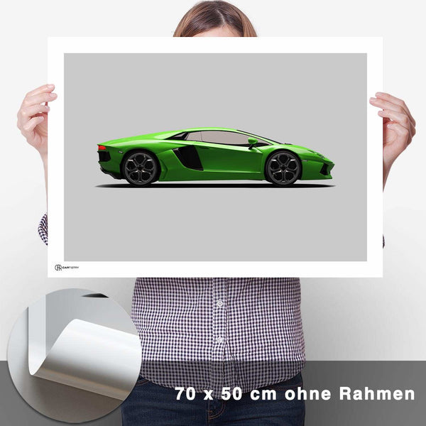 Lade das Bild in den Galerie-Viewer, Aventador Poster Seite - CARTISTRY