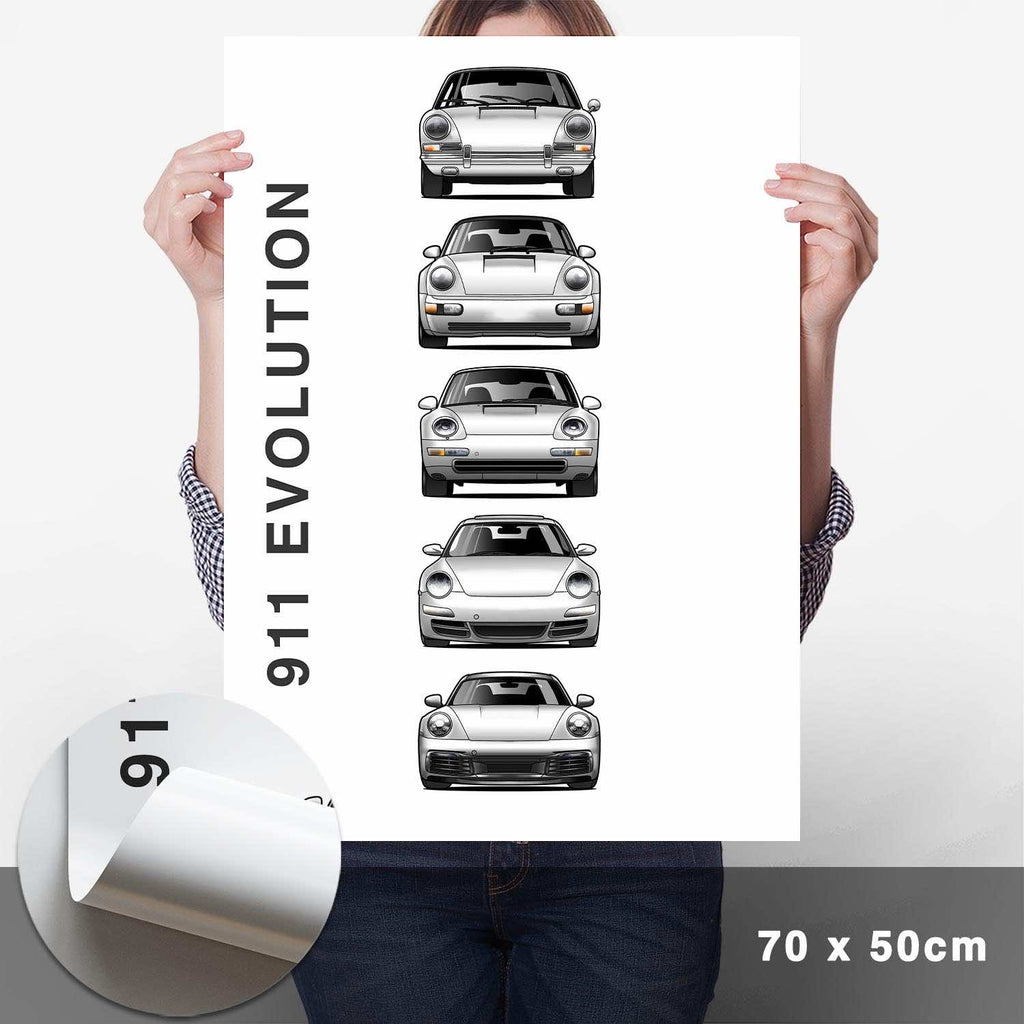 911 Generationen Poster - Cartistry