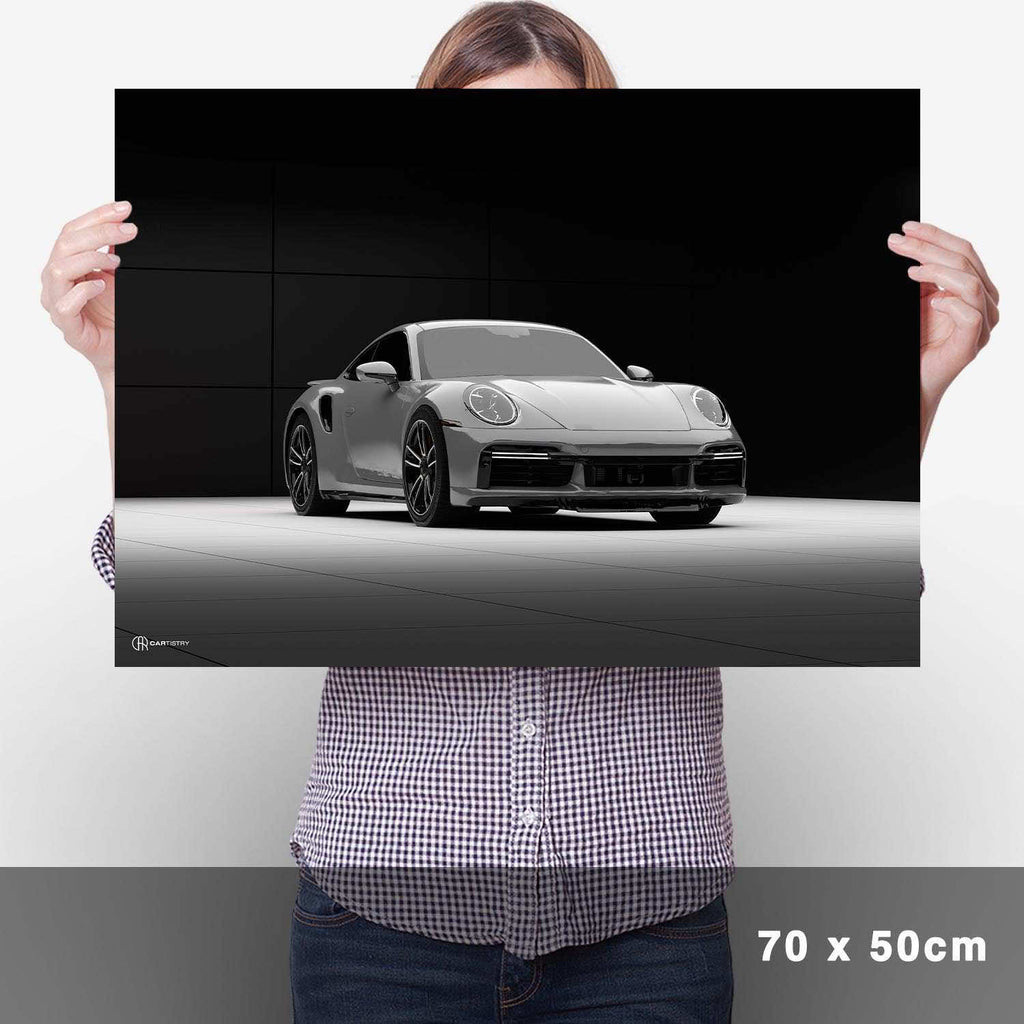 911 Turbo (992) Poster - Cartistry