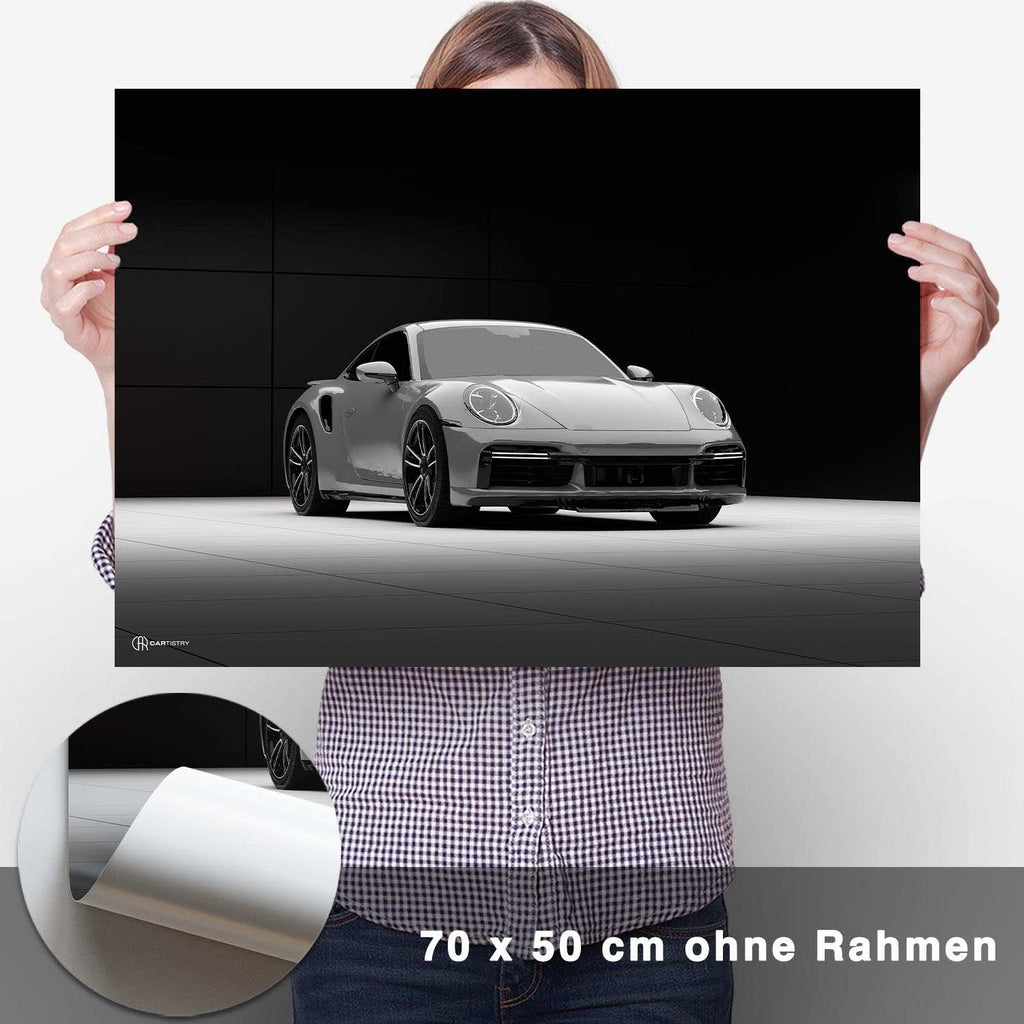 911 Turbo (992) Poster - CARTISTRY