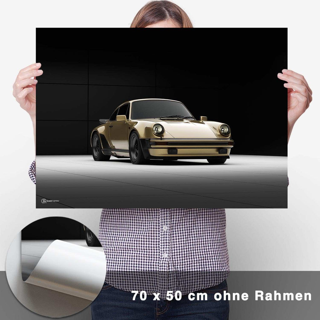 911 Turbo (930) Poster - CARTISTRY