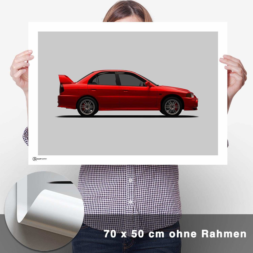 Lancer Evolution VI Poster Seite - CARTISTRY