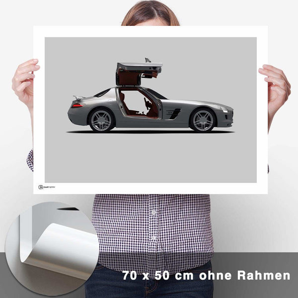 Lade das Bild in den Galerie-Viewer, SLS AMG Poster Seite - CARTISTRY