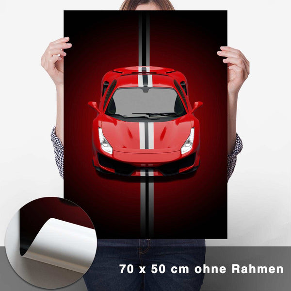 Lade das Bild in den Galerie-Viewer, 488 Pista Poster - CARTISTRY