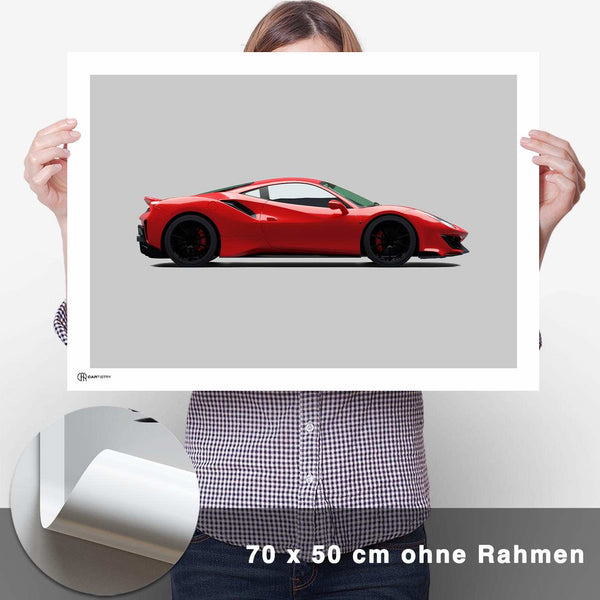 Lade das Bild in den Galerie-Viewer, 488 Pista Poster Seite - CARTISTRY