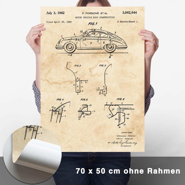 Lade das Bild in den Galerie-Viewer, Patent Poster Karosseriebau - CARTISTRY