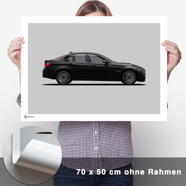 Lade das Bild in den Galerie-Viewer, M3 F80 Poster Seite - CARTISTRY