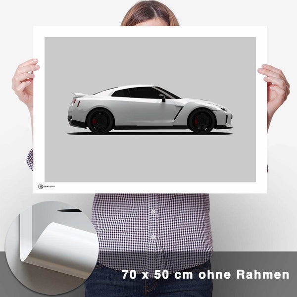 Lade das Bild in den Galerie-Viewer, GT-R R35 Poster Seite - CARTISTRY
