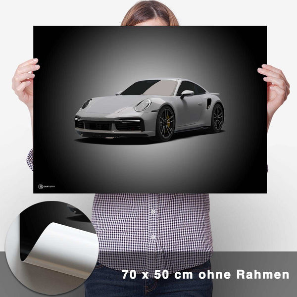 Lade das Bild in den Galerie-Viewer, 911 Turbo (992) Poster Front - CARTISTRY
