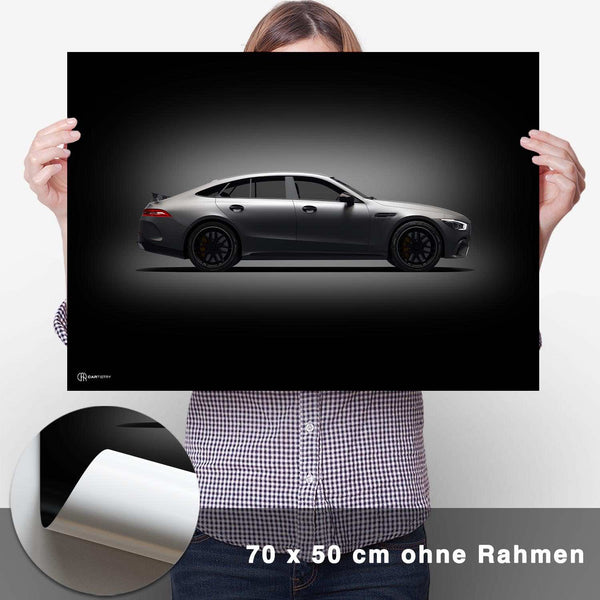 Lade das Bild in den Galerie-Viewer, GT63 AMG Poster Seite Dunkel - CARTISTRY
