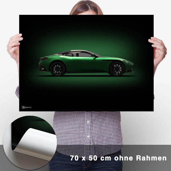 Lade das Bild in den Galerie-Viewer, DB11 Poster Seite Dunkel - CARTISTRY