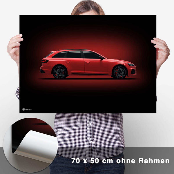 Lade das Bild in den Galerie-Viewer, RS4 Poster Seite Dunkel - CARTISTRY