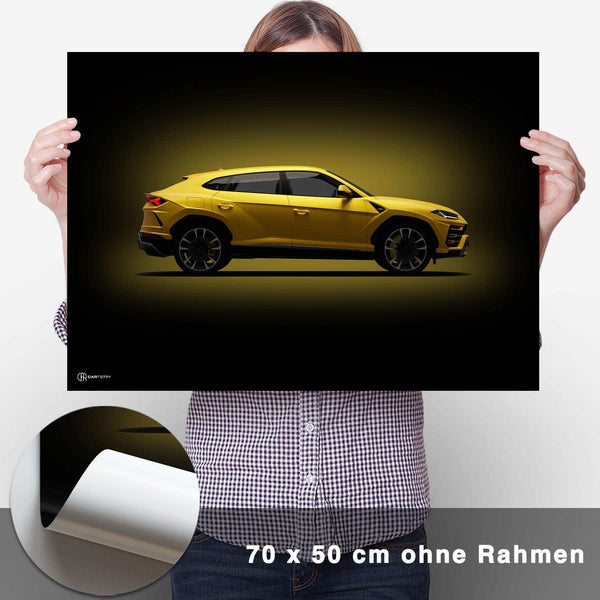 Lade das Bild in den Galerie-Viewer, Urus Poster Seite Dunkel - CARTISTRY
