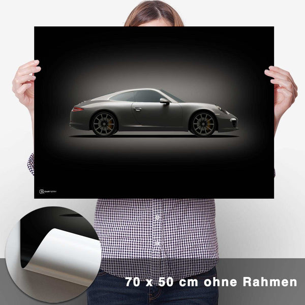 Lade das Bild in den Galerie-Viewer, 911 (991) Poster Seite Dunkel - CARTISTRY