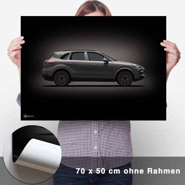 Lade das Bild in den Galerie-Viewer, Cayenne Poster Seite Dunkel - CARTISTRY
