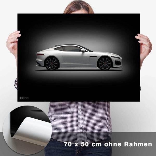 Lade das Bild in den Galerie-Viewer, F-Type Poster Seite Dunkel - CARTISTRY