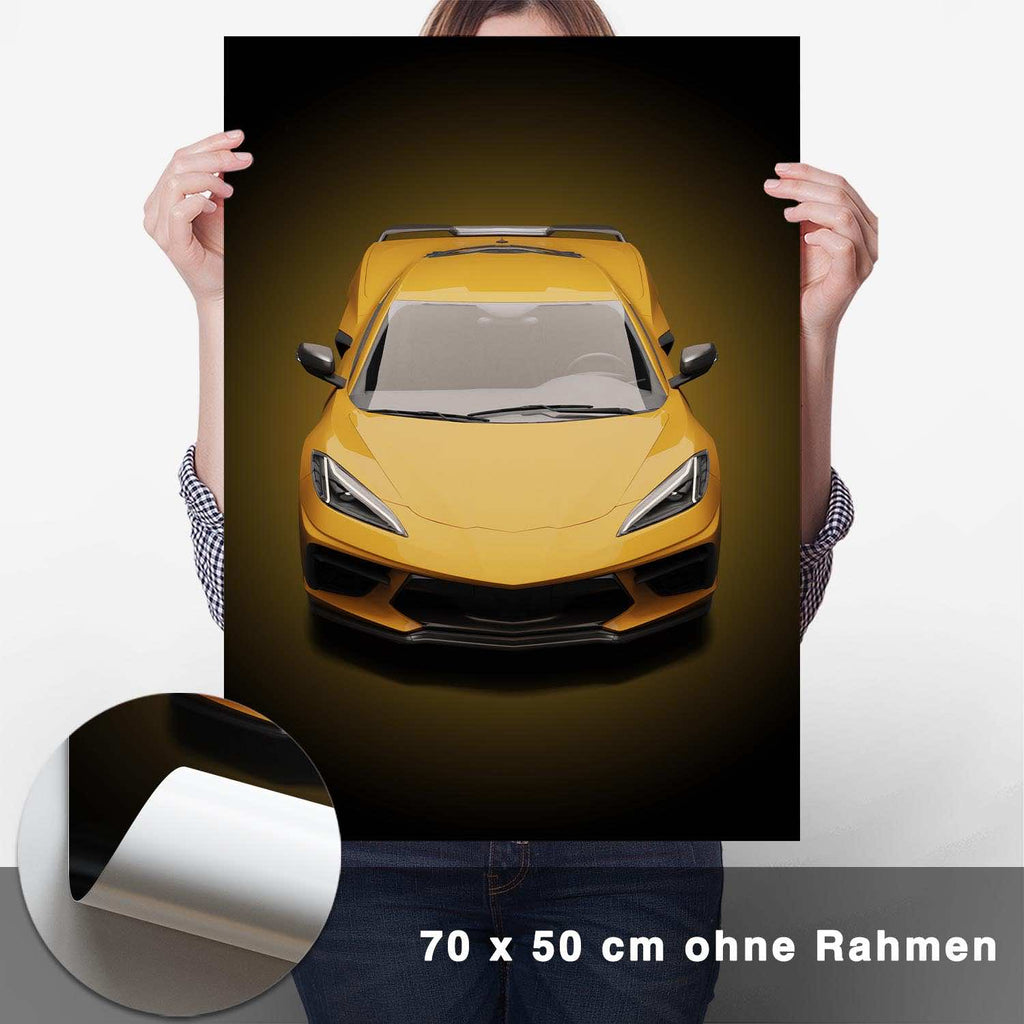 Corvette C8 Poster - CARTISTRY