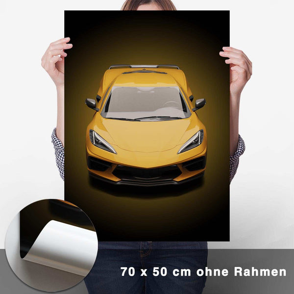 Lade das Bild in den Galerie-Viewer, Corvette C8 Poster - CARTISTRY