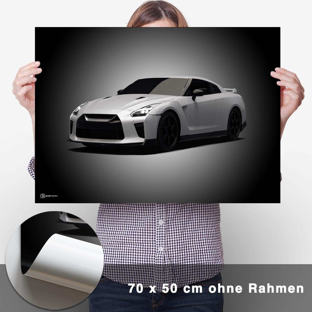 GT-R R35 Poster - CARTISTRY