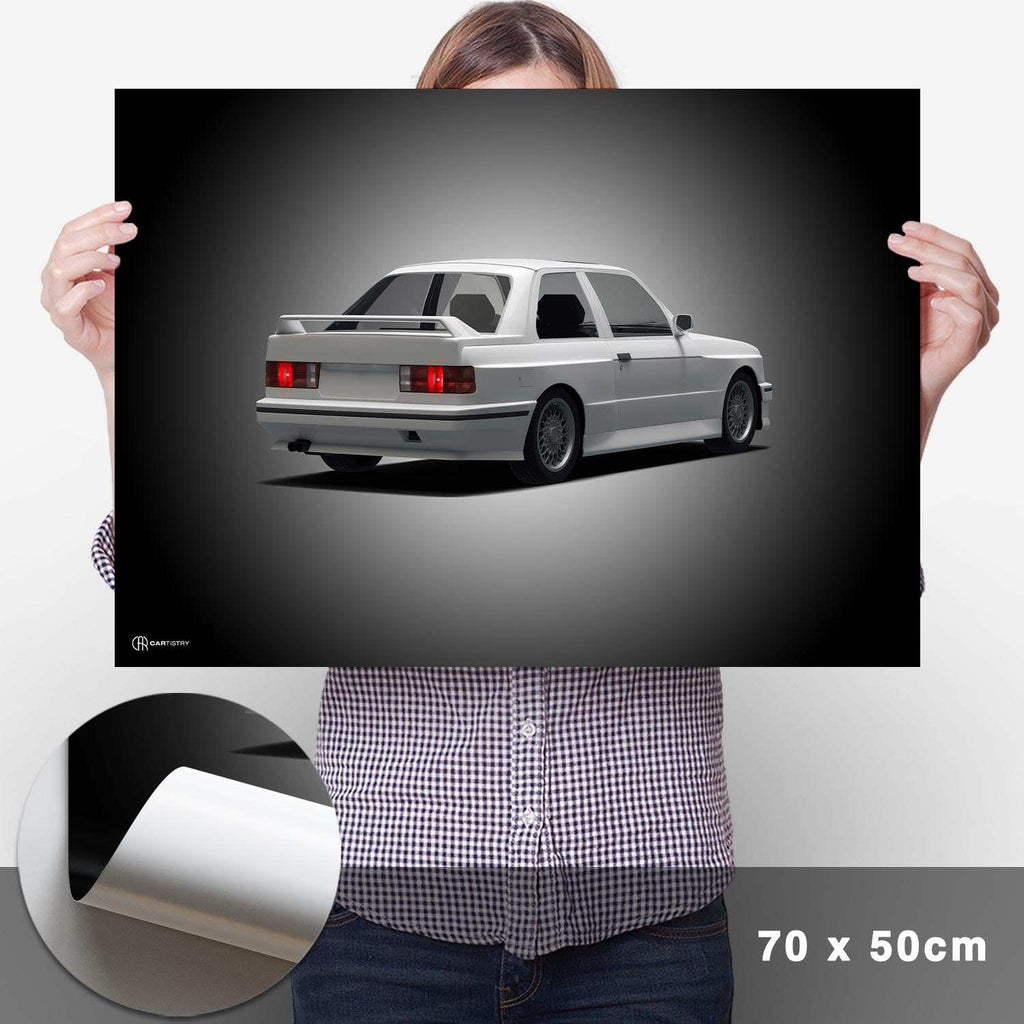 M3 E30 Poster Heck- Cartistry