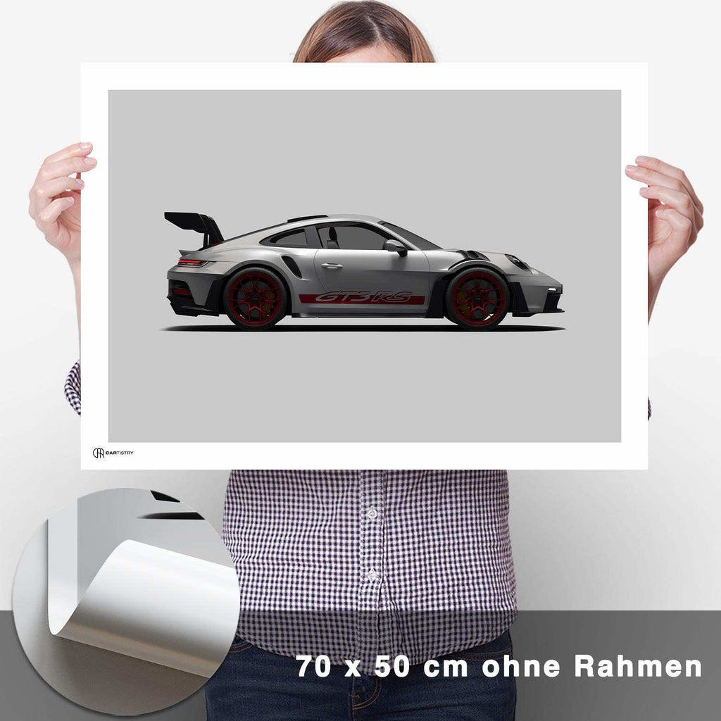 911 GT3 RS (992) Poster Seite - CARTISTRY