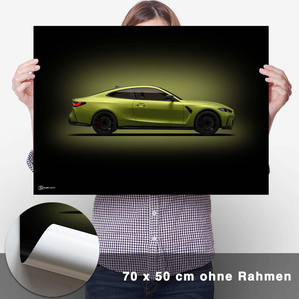 M4 G82 Poster Seite Dunkel - CARTISTRY