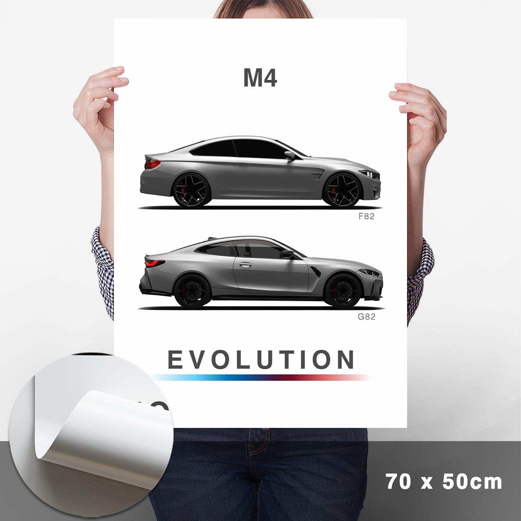 M4 Generationen F82/G82 Poster - Cartistry