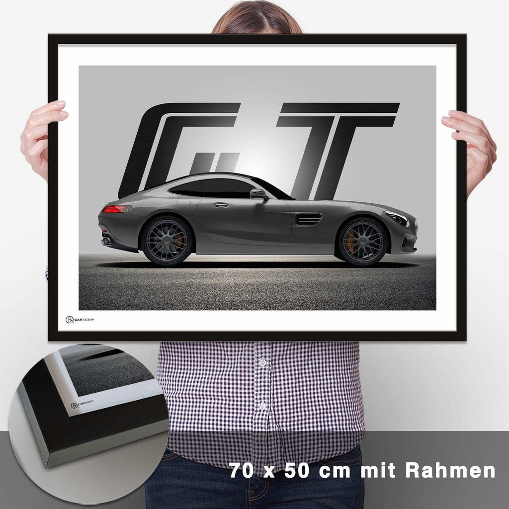 AMG GT Poster - CARTISTRY