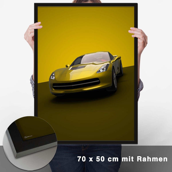 Lade das Bild in den Galerie-Viewer, Corvette C7 Poster - CARTISTRY