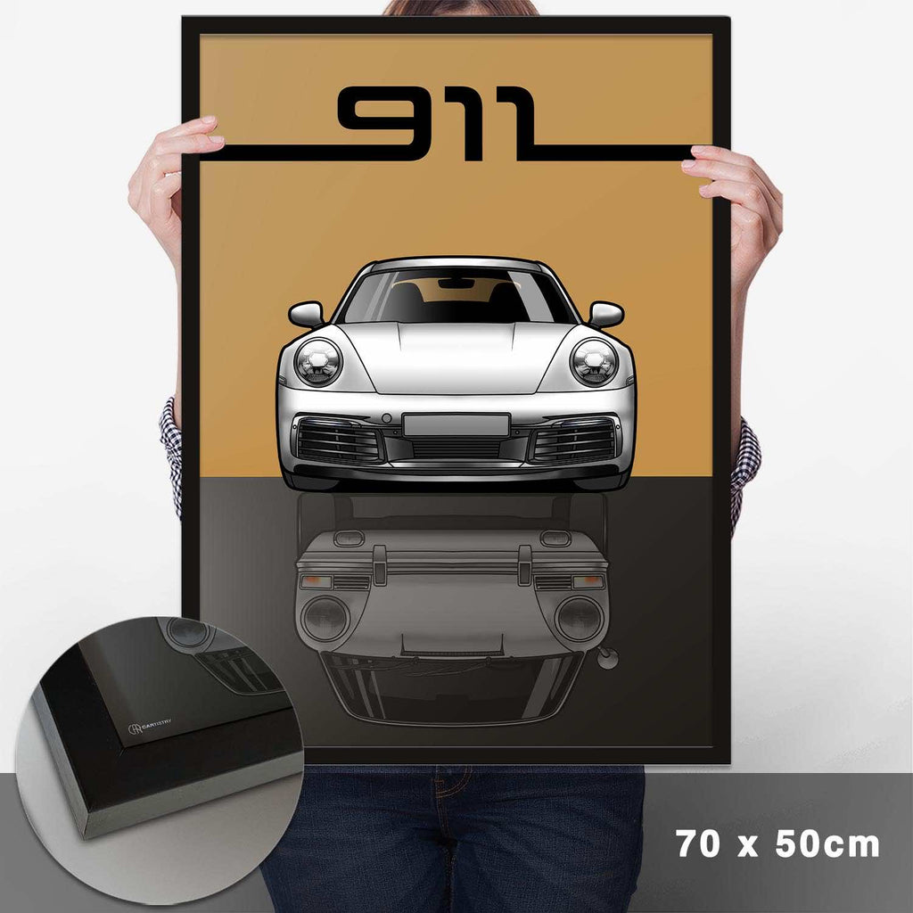 911 Front Poster - Cartistry