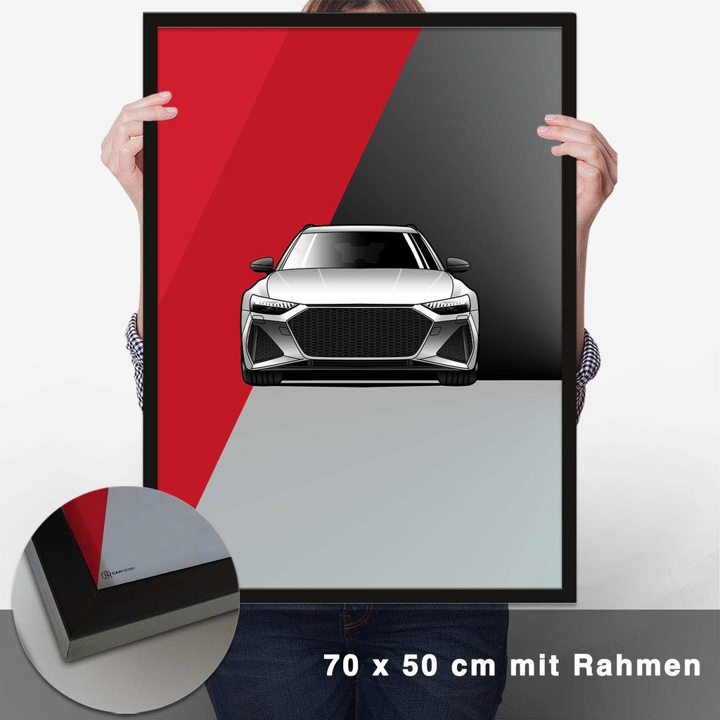 RS6 C8 Poster - CARTISTRY