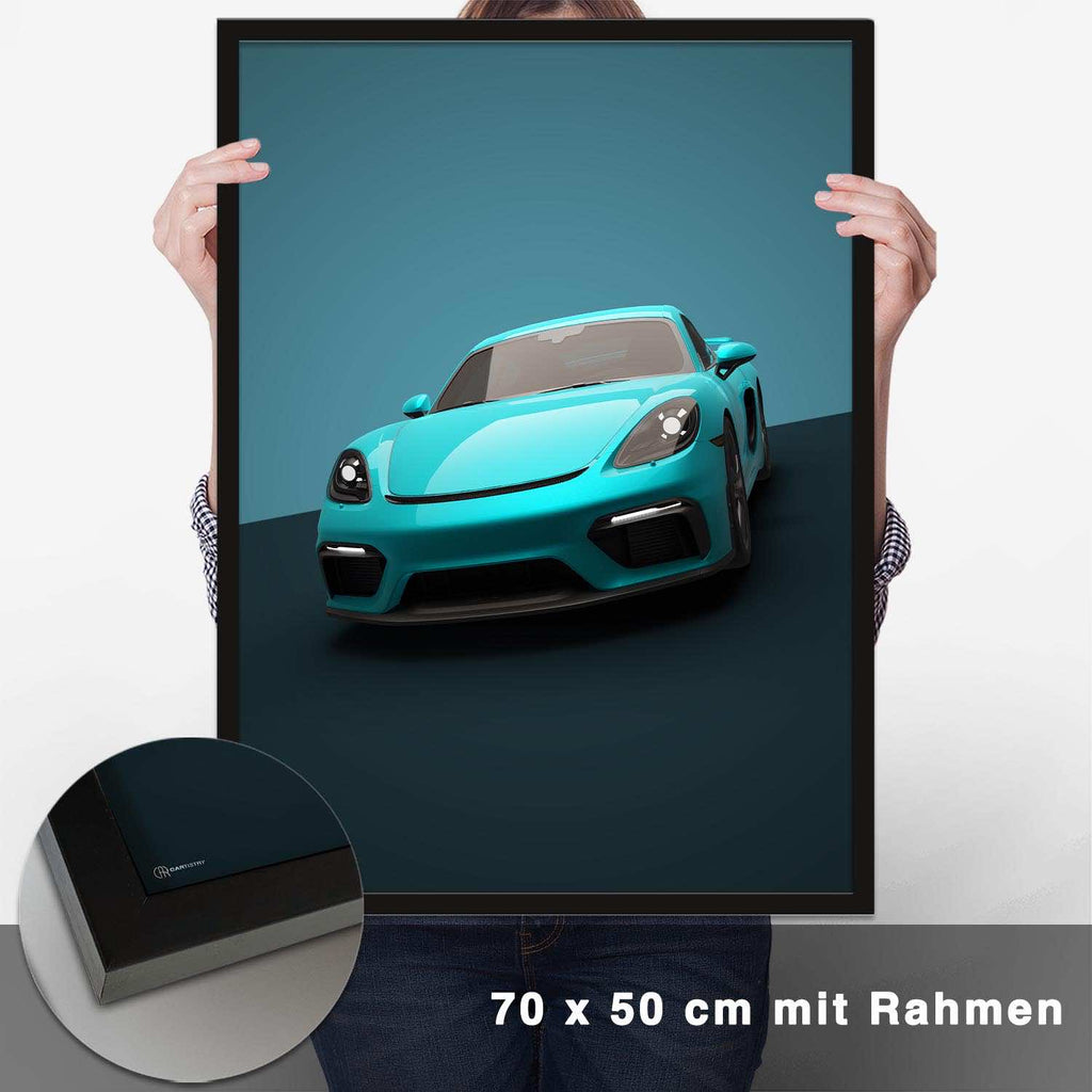 Cayman GT4 Poster - CARTISTRY
