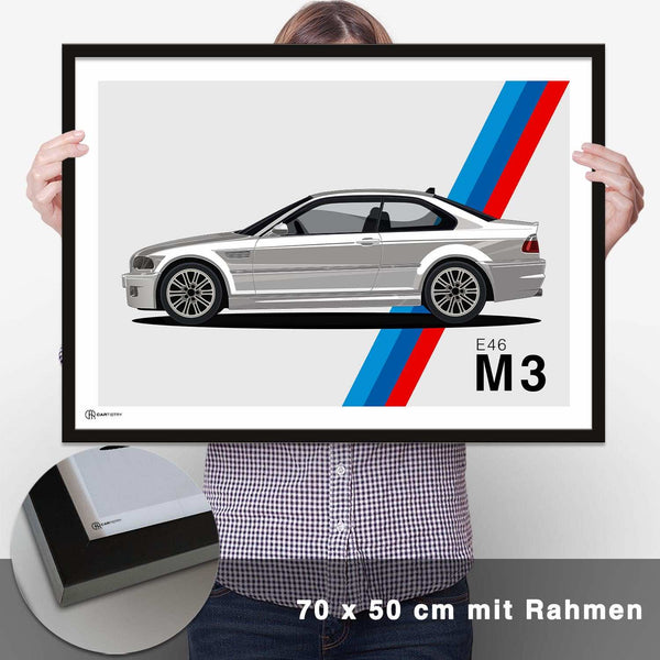 Lade das Bild in den Galerie-Viewer, M3 E46 Artwork Poster - CARTISTRY