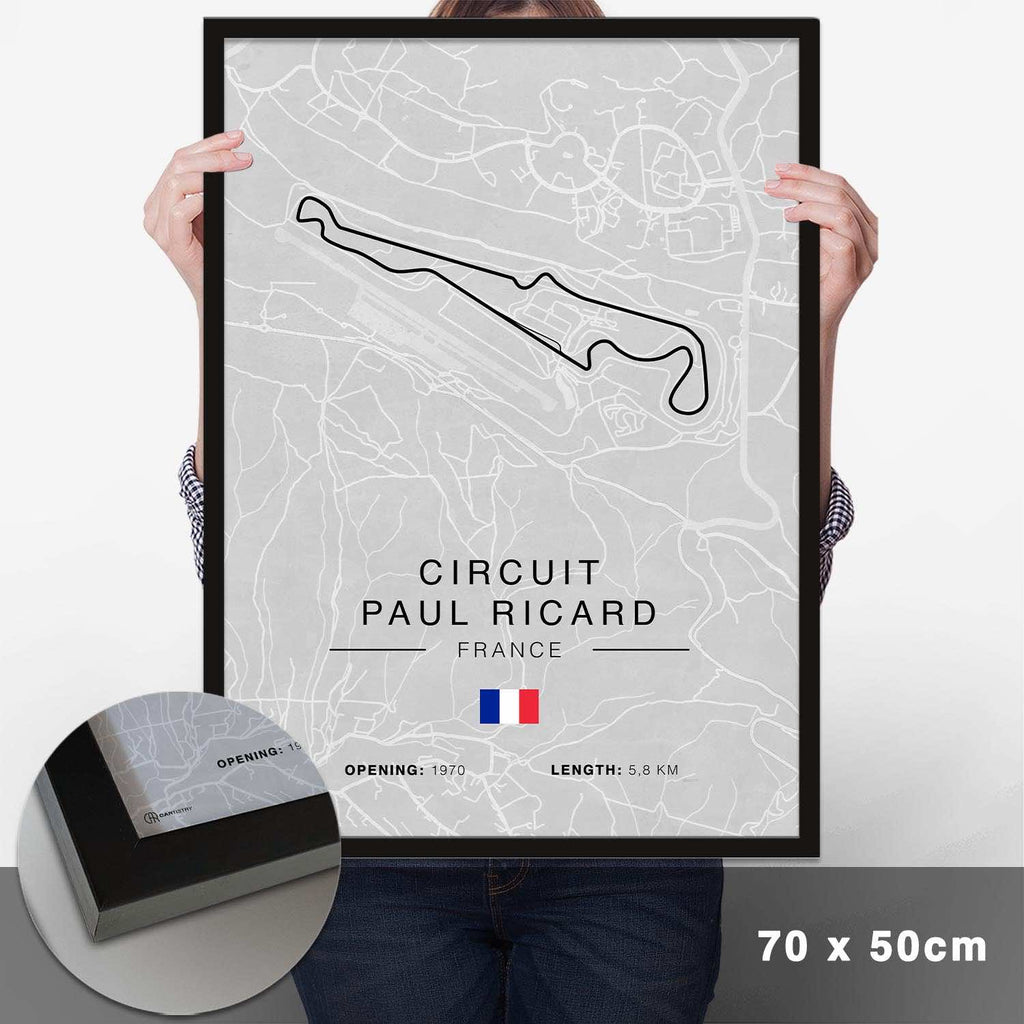Paul Ricard Rennstrecken Poster - Hell - Cartistry
