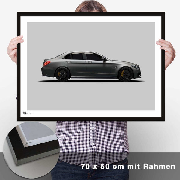 Lade das Bild in den Galerie-Viewer, C63 AMG Poster Seite - CARTISTRY