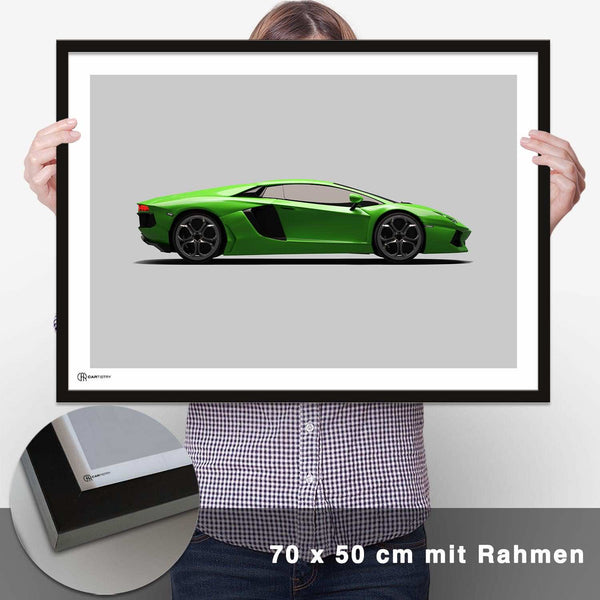 Lade das Bild in den Galerie-Viewer, Aventador Poster Seite - CARTISTRY