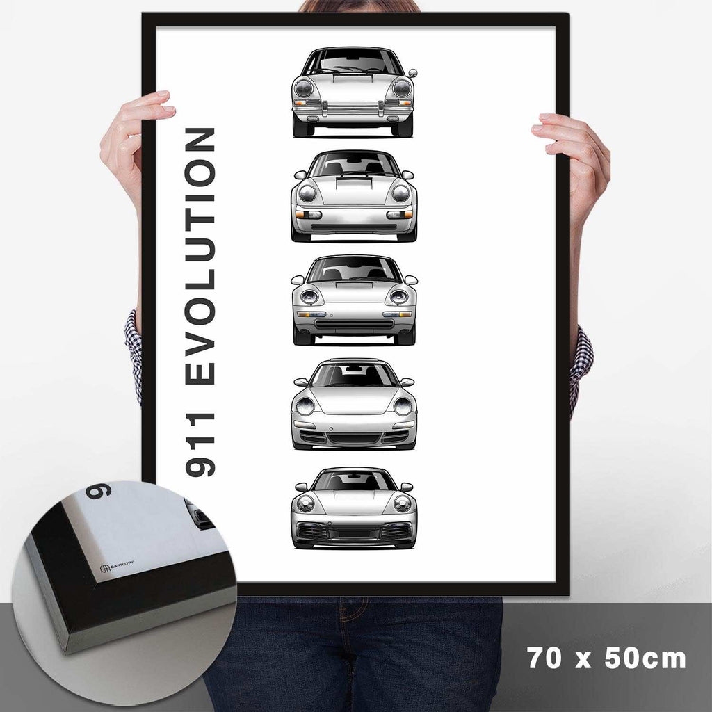 911 Generationen Poster - Cartistry