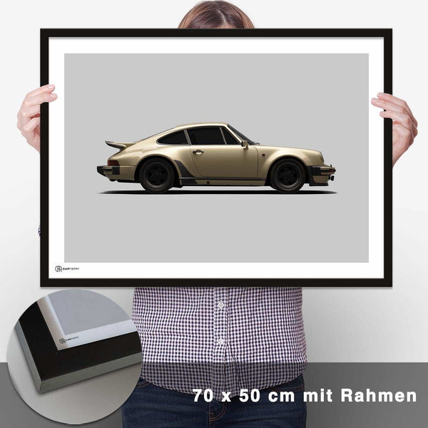 Lade das Bild in den Galerie-Viewer, 911 Turbo (930) Poster Seite - CARTISTRY