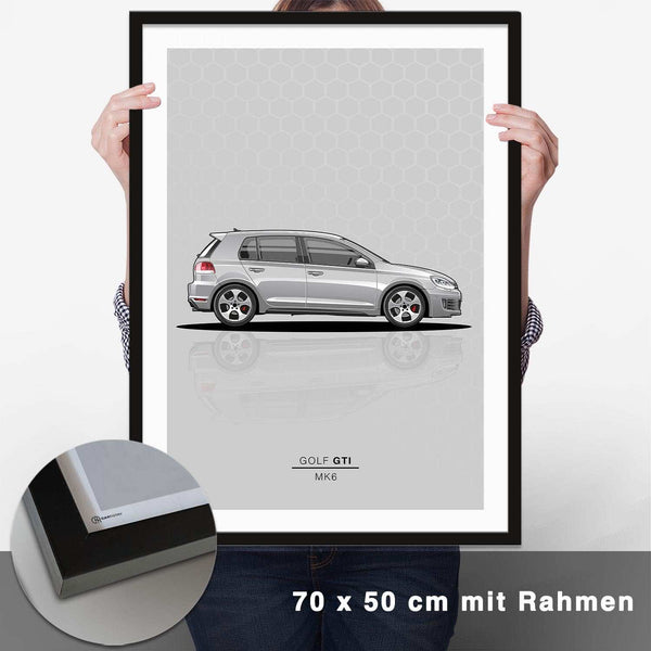 Lade das Bild in den Galerie-Viewer, Golf 6 GTI Poster - CARTISTRY