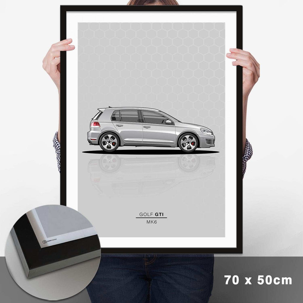 Golf 6 GTI Poster - Cartistry