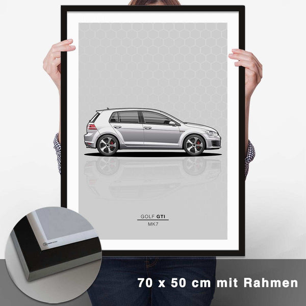 Lade das Bild in den Galerie-Viewer, Golf 7 GTI Poster - CARTISTRY