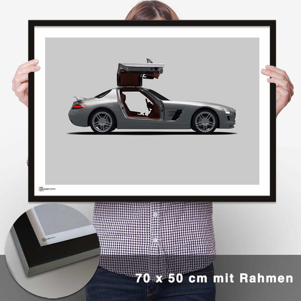 Lade das Bild in den Galerie-Viewer, SLS AMG Poster Seite - CARTISTRY