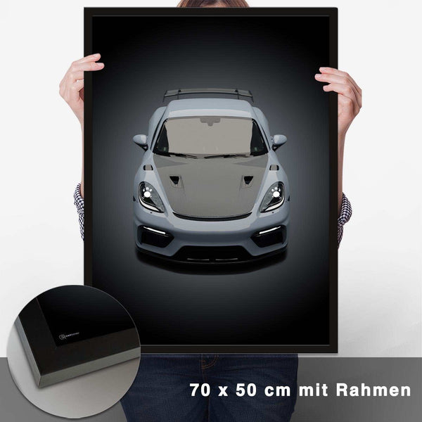 Lade das Bild in den Galerie-Viewer, Cayman GT4 RS Poster Front - CARTISTRY