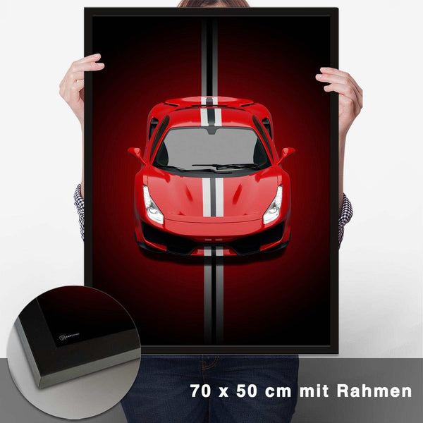 Lade das Bild in den Galerie-Viewer, 488 Pista Poster - CARTISTRY