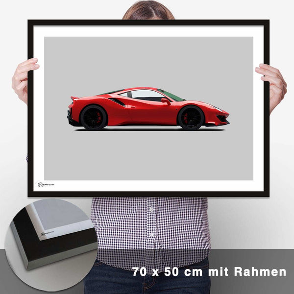 Lade das Bild in den Galerie-Viewer, 488 Pista Poster Seite - CARTISTRY